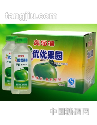 爽溜溜優(yōu)優(yōu)果園蘋(píng)果味味350ml