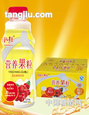 莫干山果園營養(yǎng)果粒紅棗味500ml