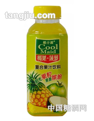 酷汁源椰果菠蘿復(fù)合果汁飲料350ml